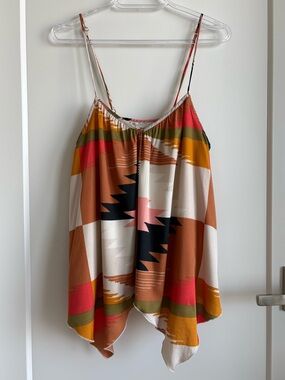 Billabong Aztec Print Spaghetti Strap Cami